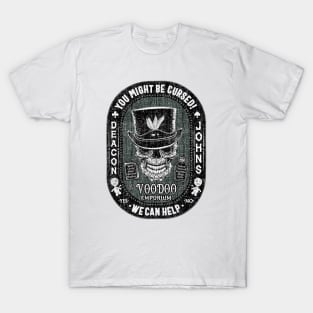 Faded Deacon Johns Voodoo Emporium Voodoo Skull T-Shirt